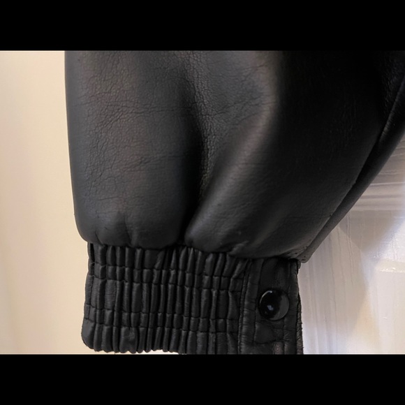 Check-In Men’s Black Vegan Leather Jacket - Picture 5 of 12